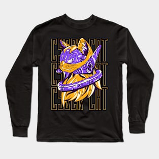 Cyber Cat Long Sleeve T-Shirt